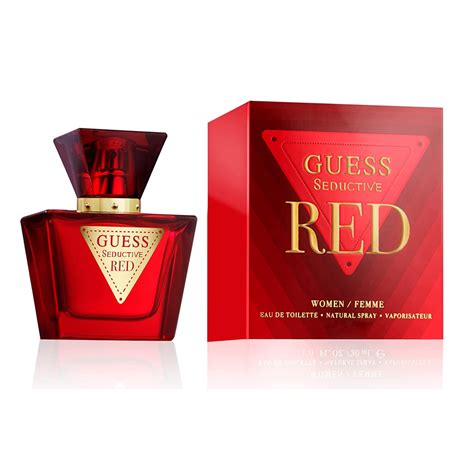 Guess seductive red for women .